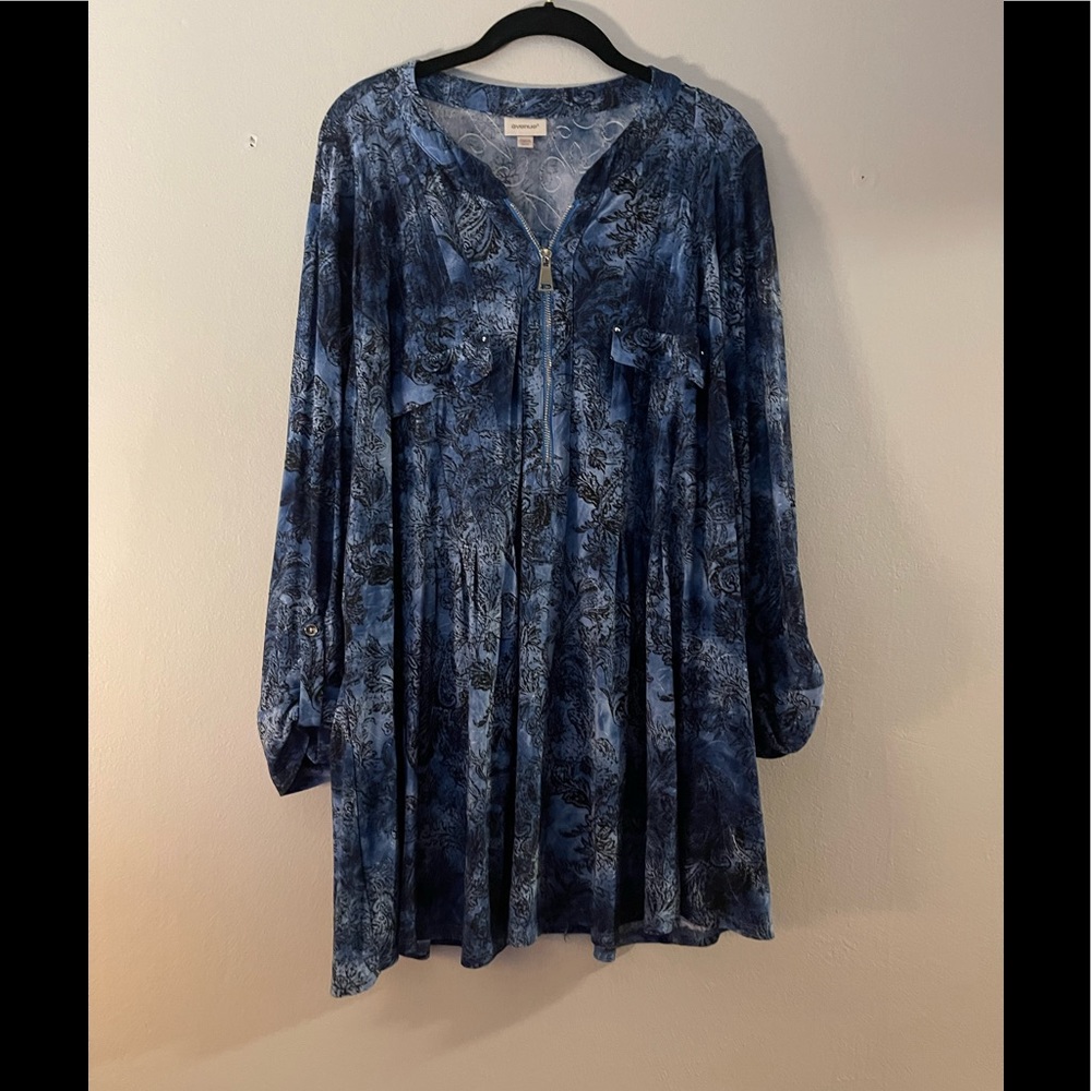 Poly spandex, comfy top 30/32